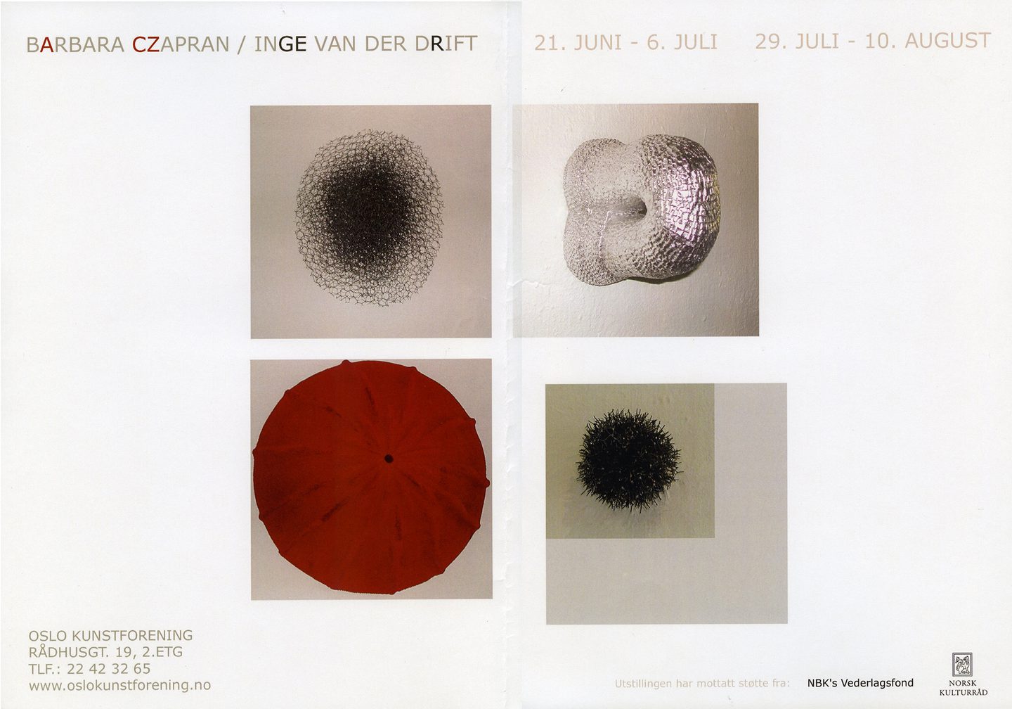 2003 Barbara Czapran Inge van der Drift plakat
