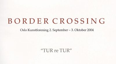 2004 Border Crossing katalog forside