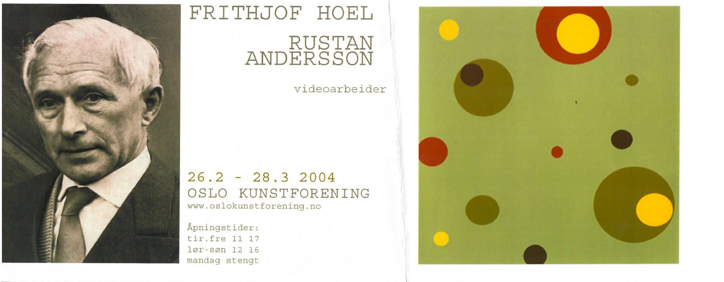 2004 Frithjof Hoel Rustan Andersson Invitasjon