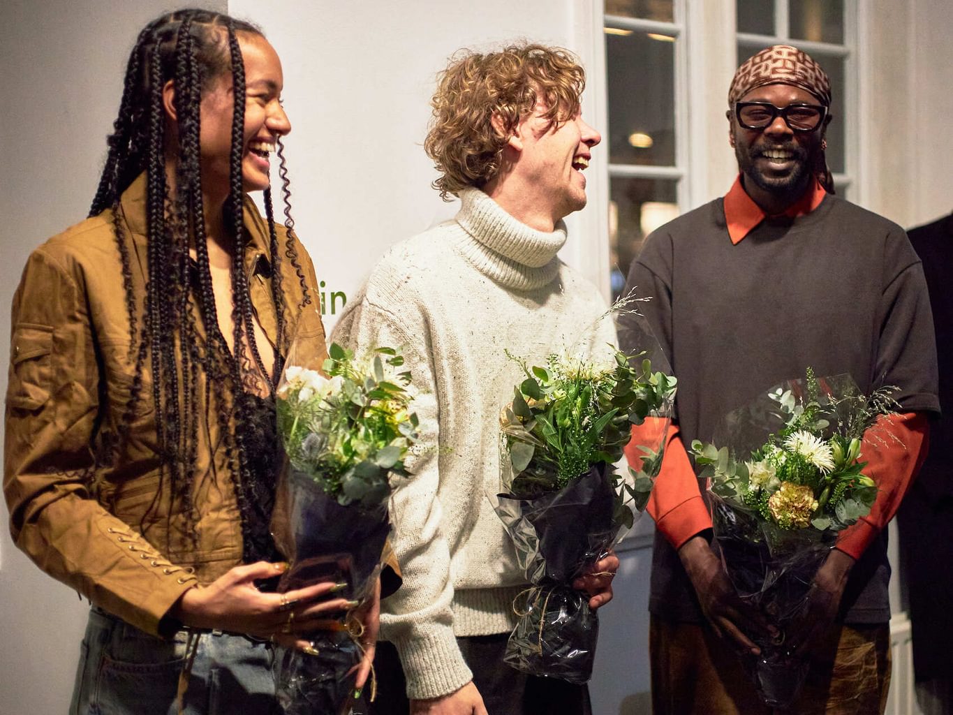 Damien Ajavon, Kåre Aleksander Grundvåg and Linda Lamignan