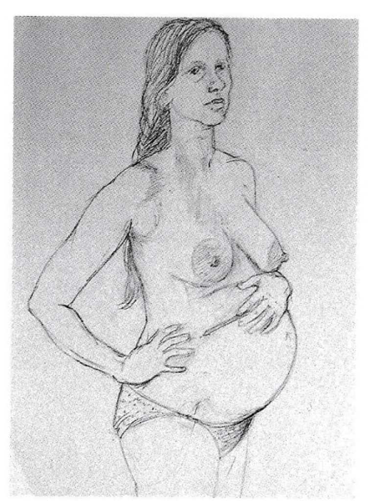 Barbro Hedström »Selvportræt« 1982