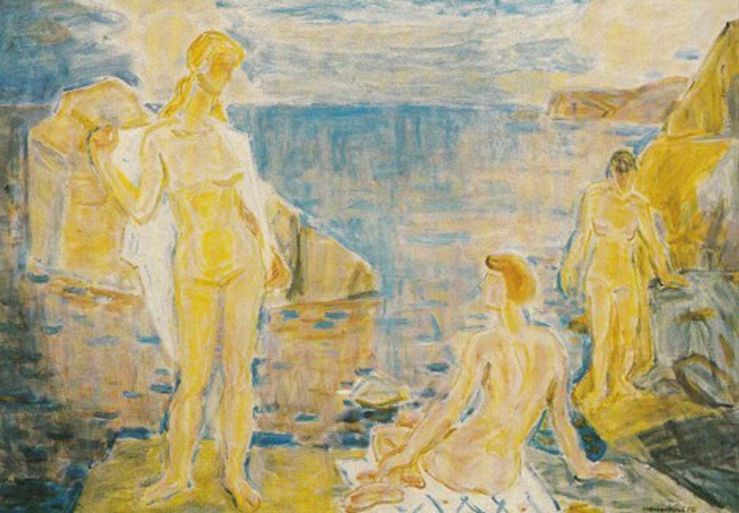 Halvdan Holbø Sommer 81x116 cm 1981