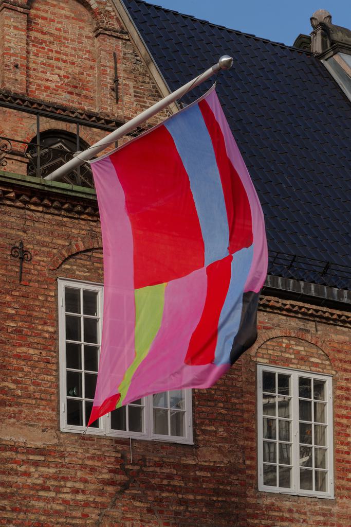 Elisabeth Haarr, Flagg for kunst, 2023. Foto: Einar Fuglem