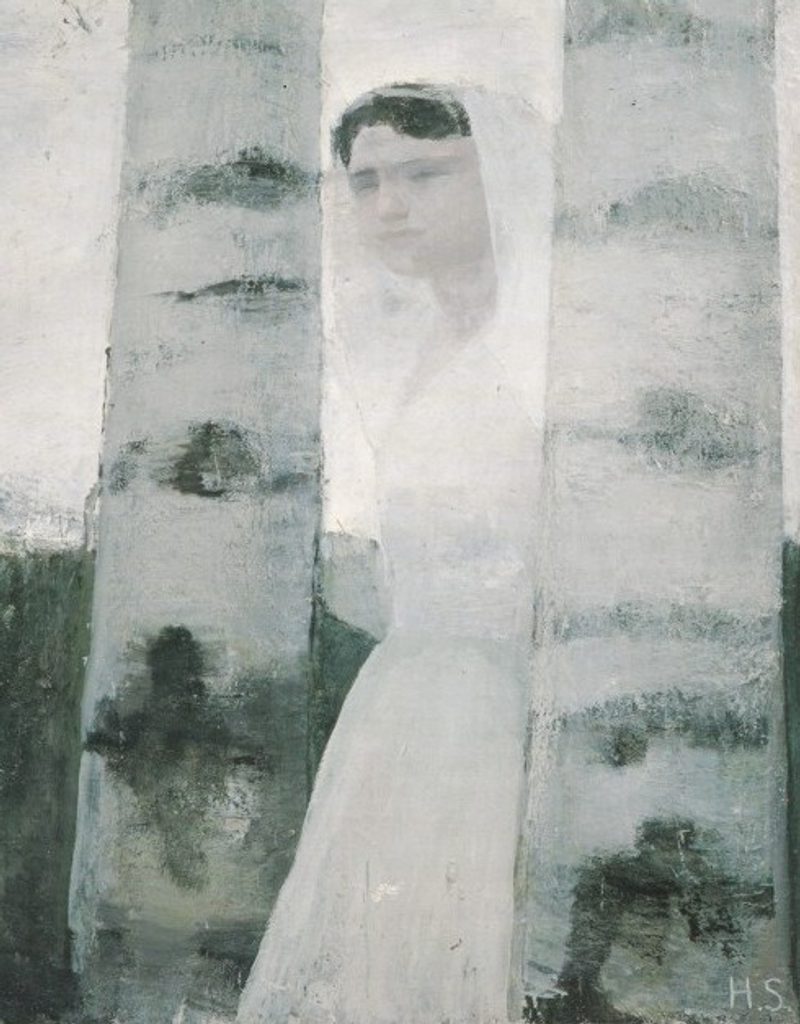 Hilde Svalheim Brud Maleri Olje 130x105cm