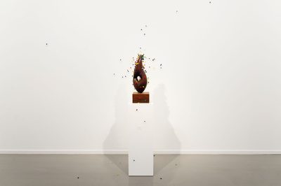 Tor Børresen, Skulptur og gevær, 2018