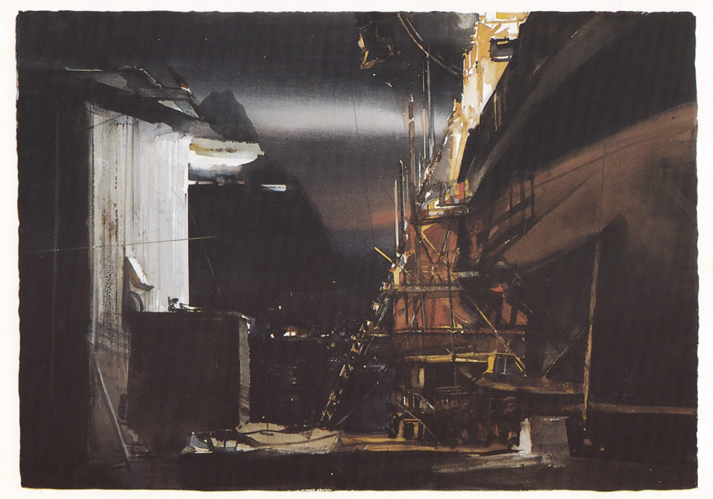 Lars Lerin, På slippen, 1994